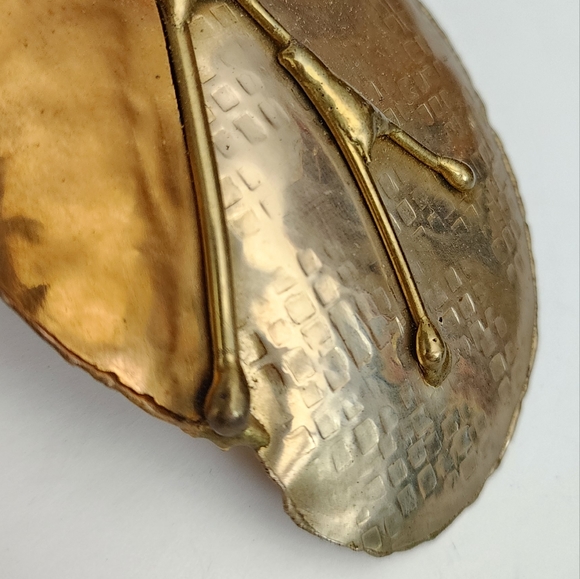 Vintage Leaf Mixed Metal Belt Buckle main image 4
